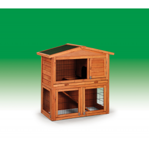 Cusca din lemn etajata pentru iepuri-Custi iepuri 